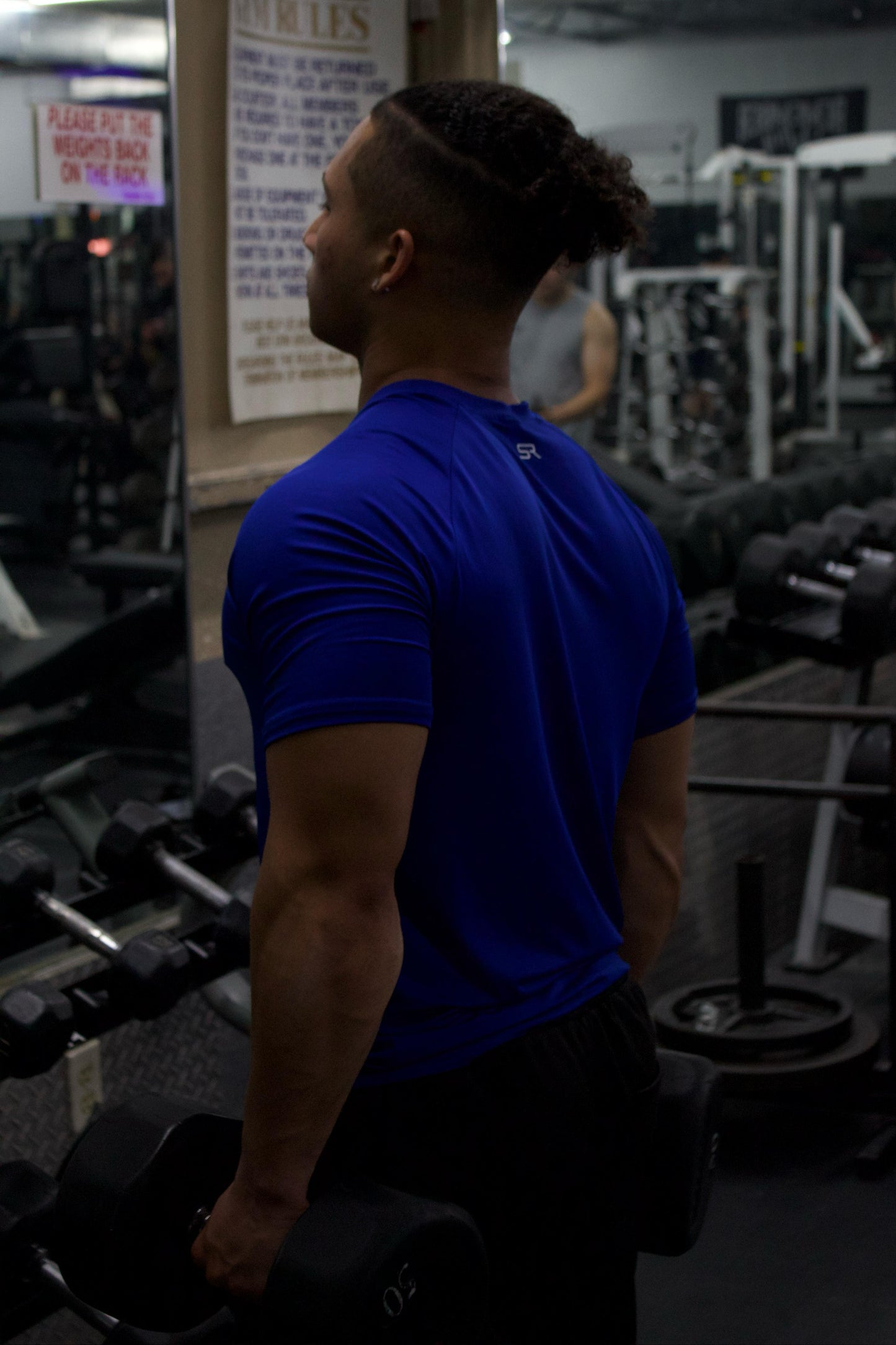 SR Blue Compression Tee