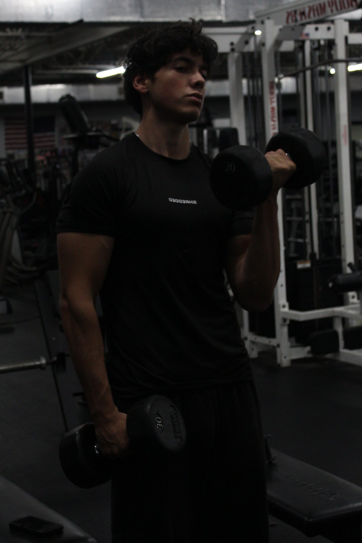 SR Black Compression Tee
