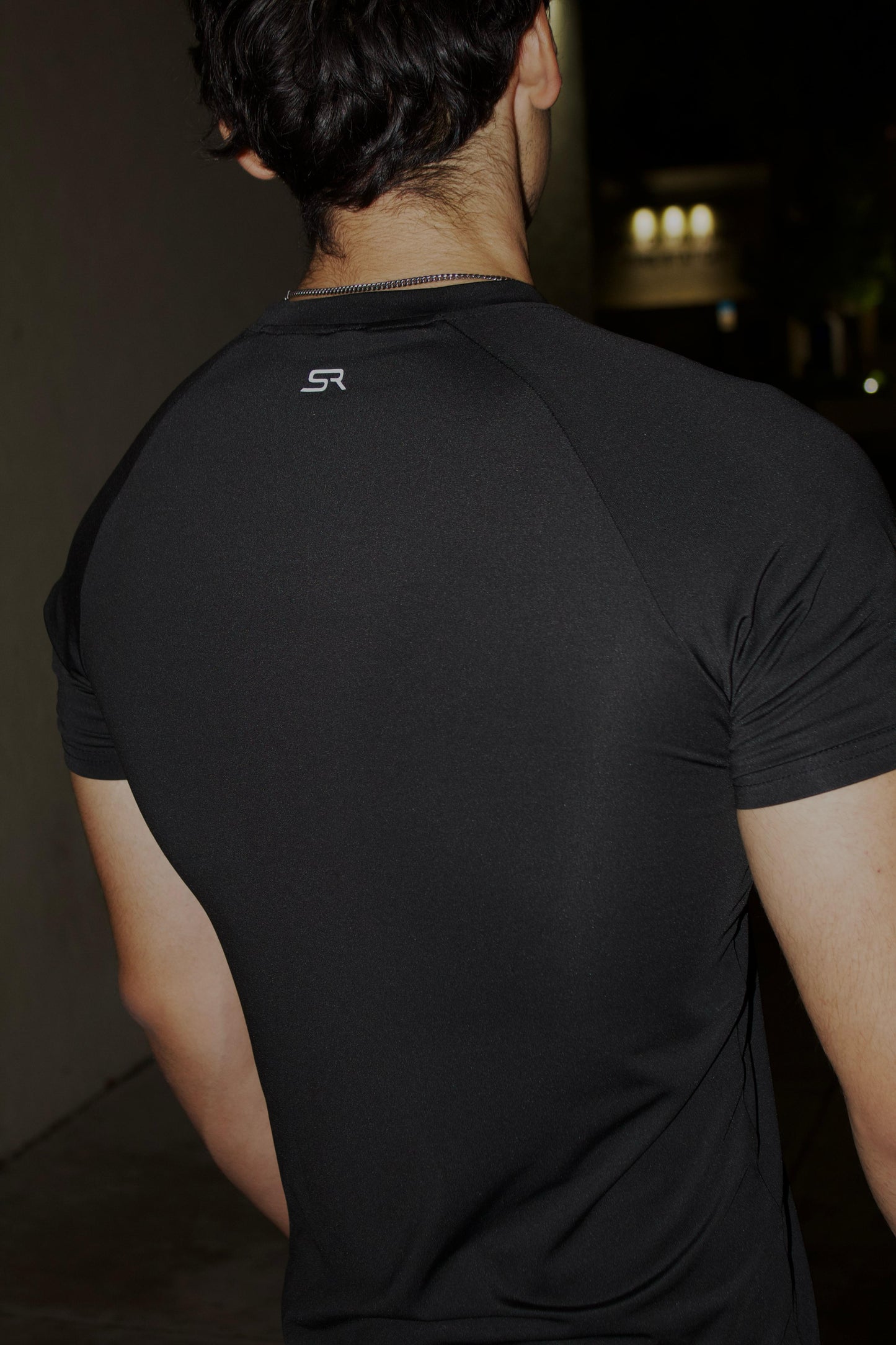 SR Black Compression Tee