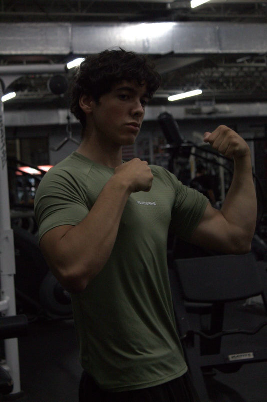 SR Green Compression Tee