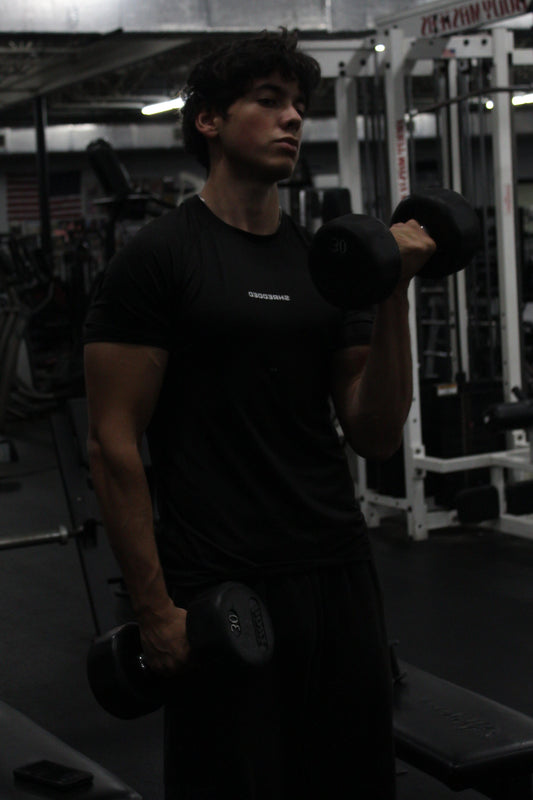 SR Black Compression Tee